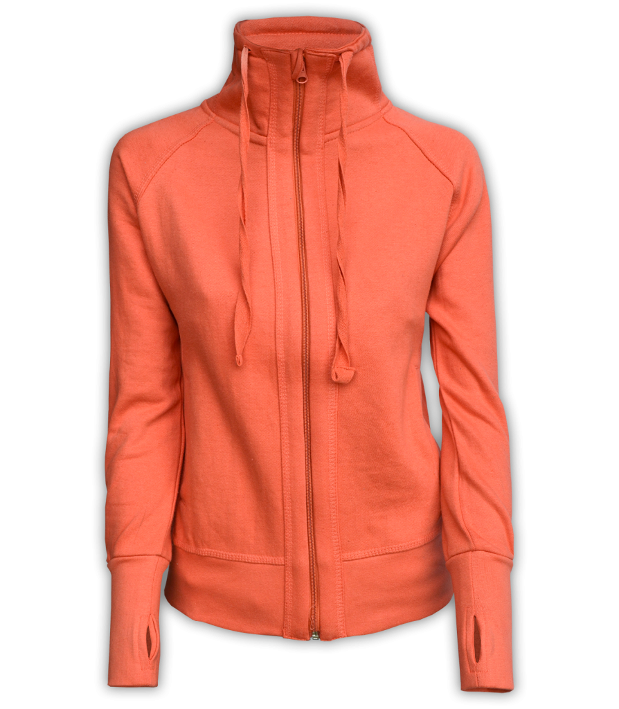 Ladies’ High Neck Collar Full Zip Jacket | Renegade Club