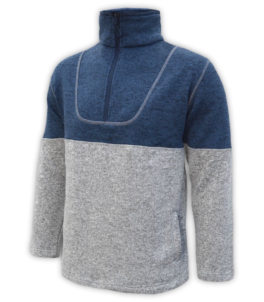 Men's North Shore Two-Tone Half Zip Pullover | Renegade Club