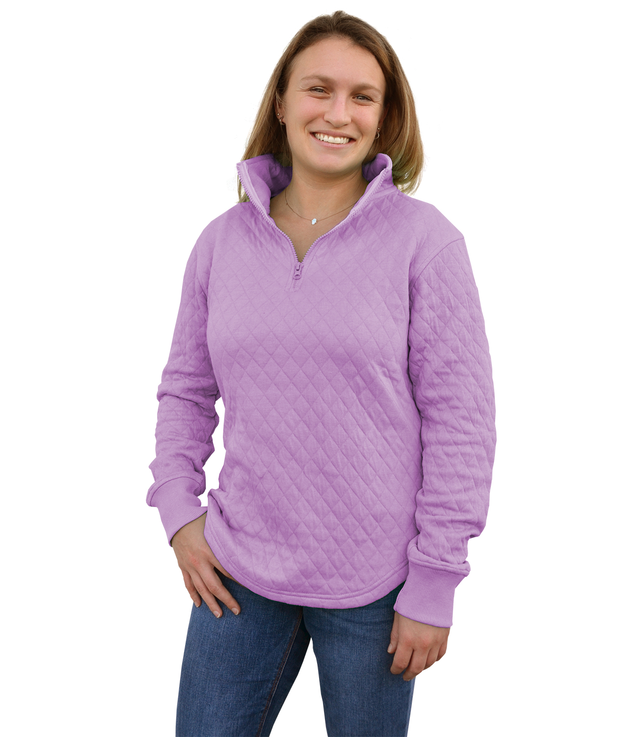 womens quilted fleece, quarter zip blanks for embroidery wholesale, renegade club purple